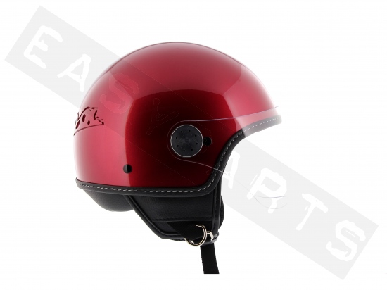 Piaggio Helm Demi Jet VESPA Visor 3.0 Vignola Rood 880/A